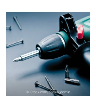 Image of a drill treated with ELKALUB lubricants