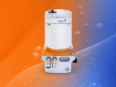 Darstellung der automatischen Schmieranlage FlexxPump mit ELKALUB Spezialschmierstoff